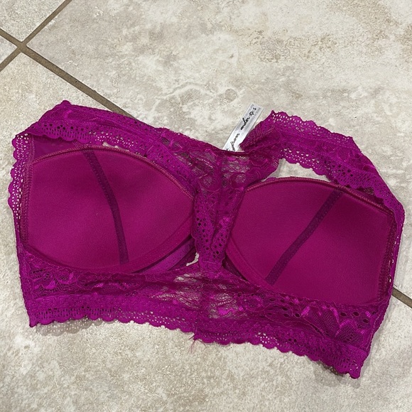 Urban Outfitters Out From Under Neon Purple Lace Bralette Top S - Picture 5 of 6
